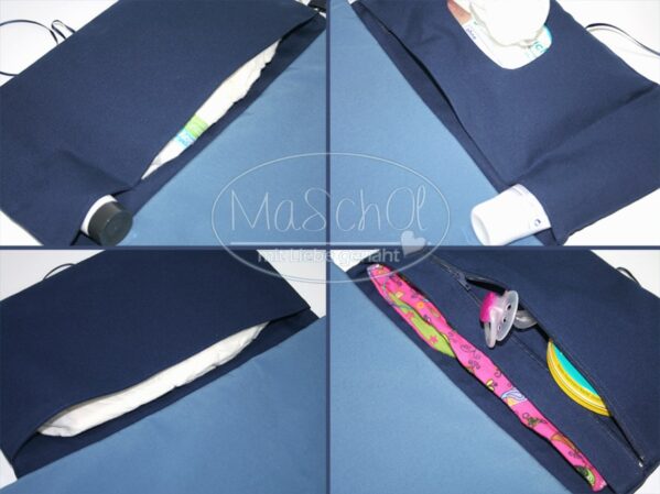 Wickeltasche als Schultertasche