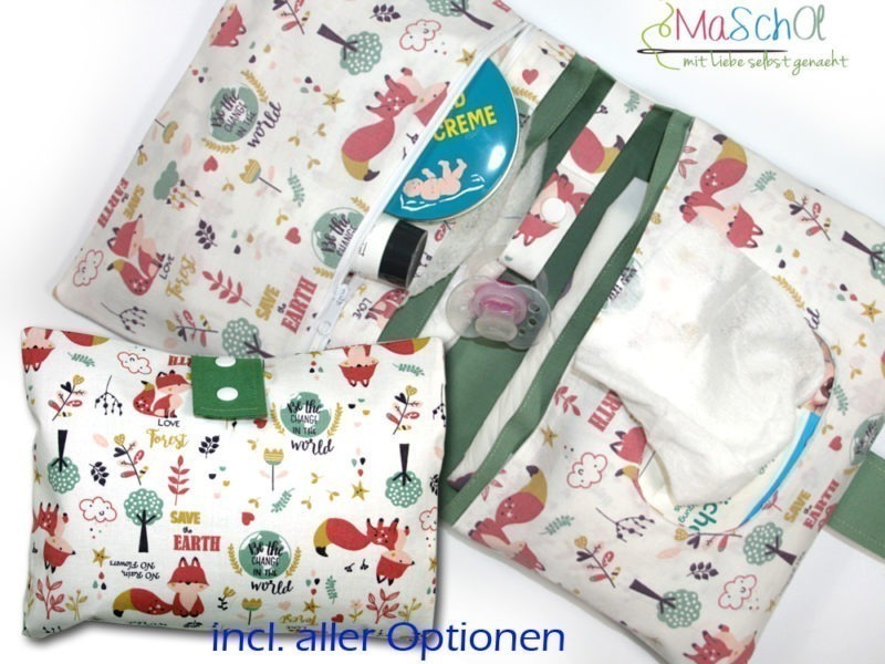 Windeltasche 2teilig BW Fuchs