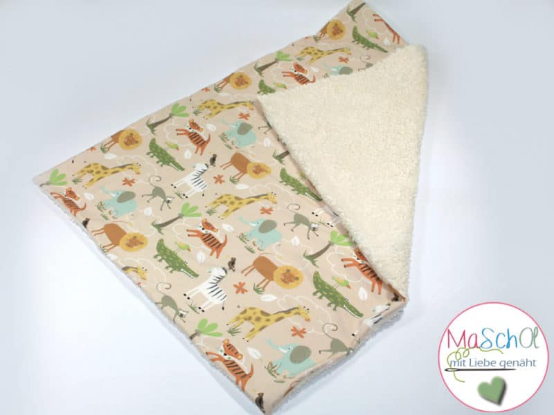 Kuscheldecke Safari