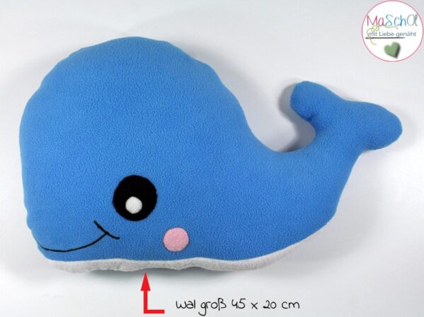 Kuschelkissen Wal