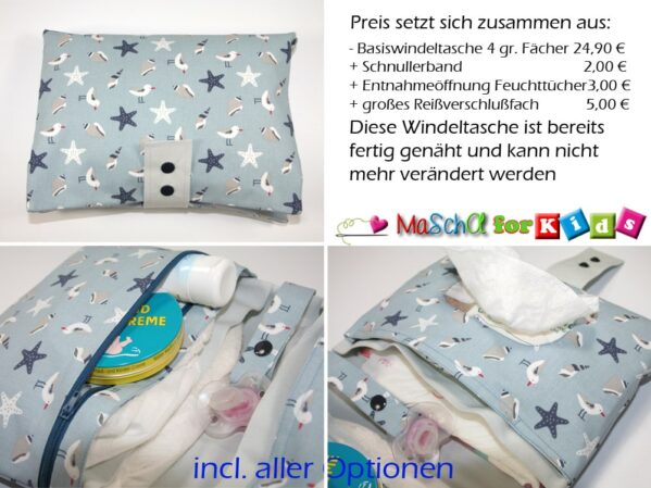 Wickeltasche Windeltasche maritim