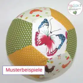 Luftballonhülle aus buntem Stoff nähen
