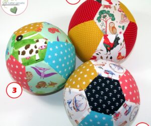 bunte Luftballonhülle aus Stoff 114