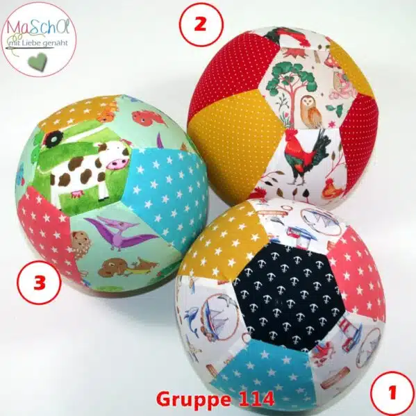 bunte Luftballonhülle aus Stoff 114