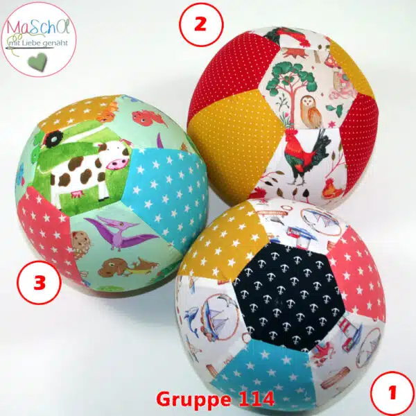 bunte Luftballonhülle aus Stoff 114