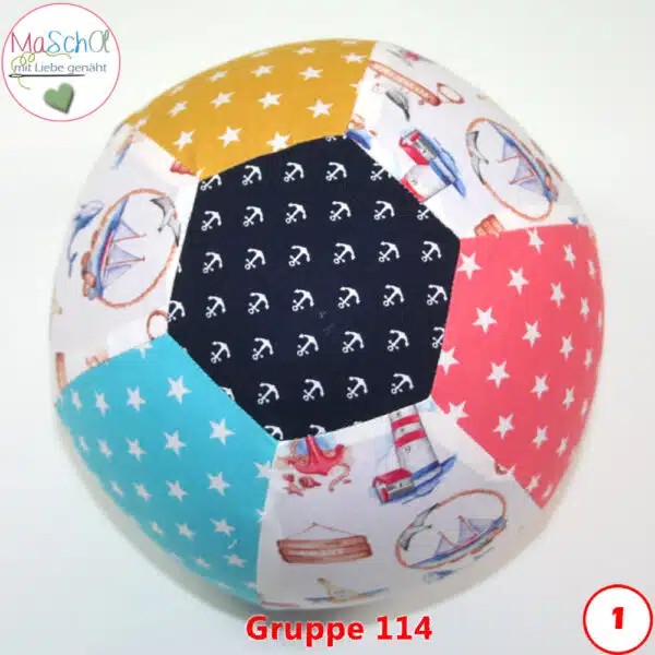 bunte Luftballonhülle aus Stoff 114 – Bild 4