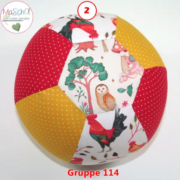 bunte Luftballonhülle aus Stoff 114 – Bild 3