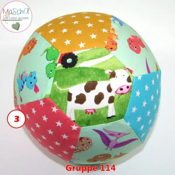 bunte Luftballonhülle aus Stoff 114 – Bild 2
