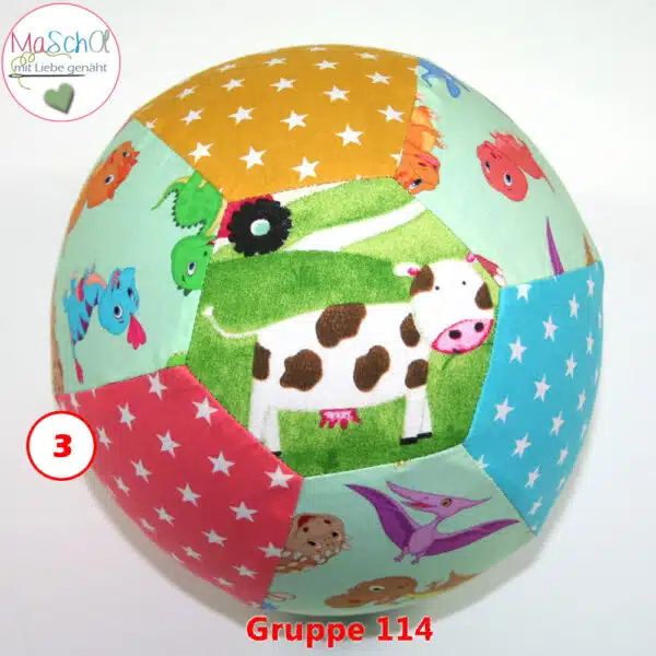 bunte Luftballonhülle aus Stoff 114 – Bild 2