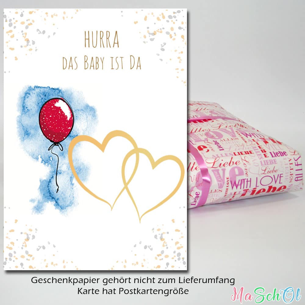 Hurra das Baby ist da