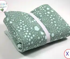 Wickelunterlage plus Wickeltasche Musselin grün