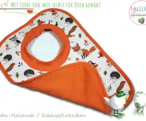 Schlupflätzchen Halstuch Waldtiere