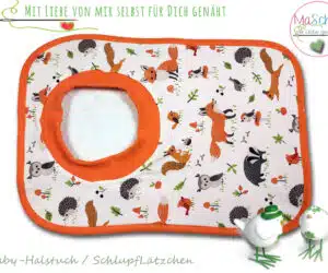 Schlupflätzchen Halstuch Waldtiere