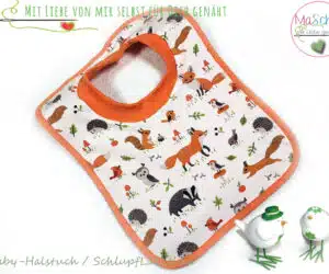 Schlupflätzchen Halstuch Waldtiere