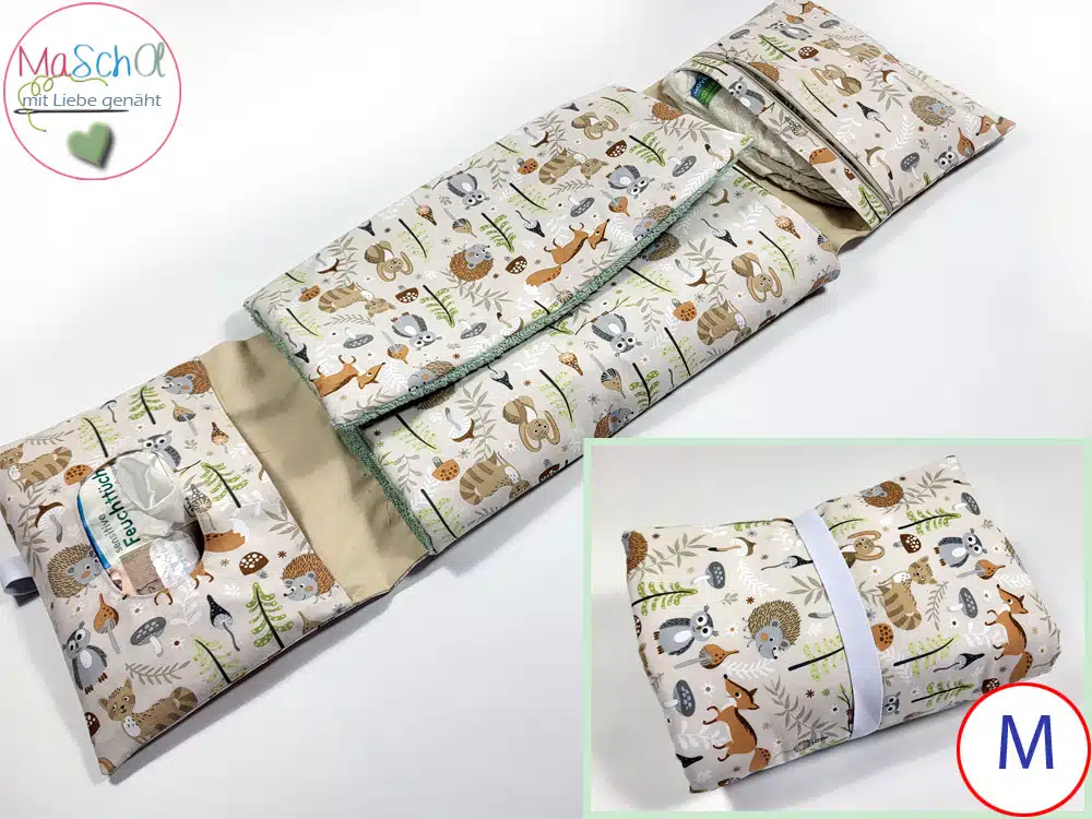 Wickelunterlage unterwegs M Waldtiere
