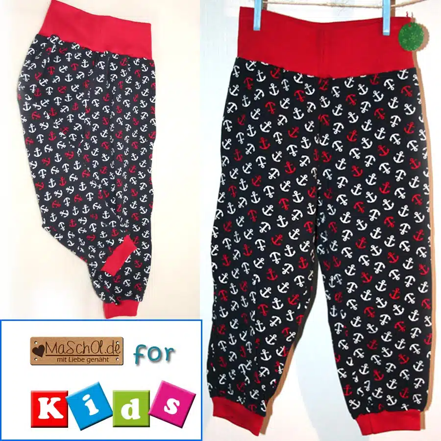 Pumphosen - Kinderpumphosen aus Jerseystoff – Bild 7