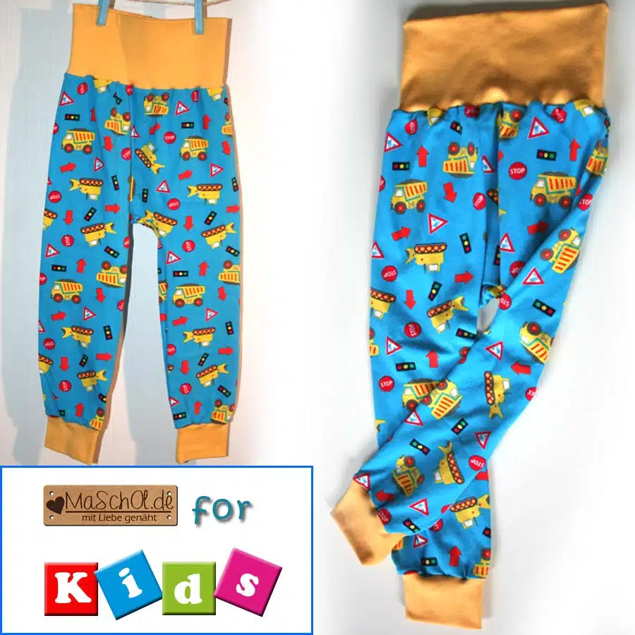 Pumphosen - Kinderpumphosen aus Jerseystoff – Bild 8