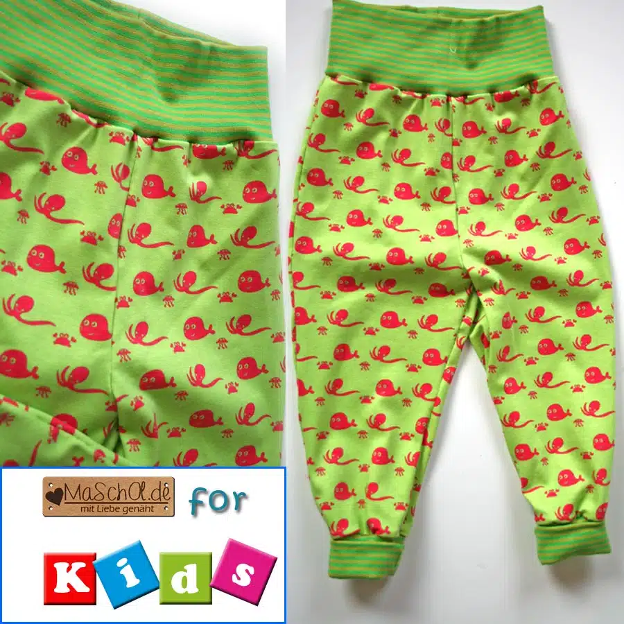 Pumphosen - Kinderpumphosen aus Jerseystoff – Bild 9